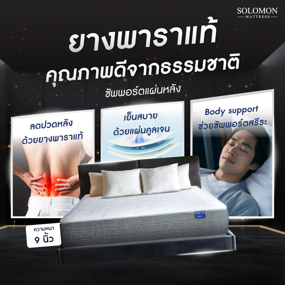 ที่นอน 5 ฟุต SOLOMON รุ่น COCO หนา 9 นิ้ว_3